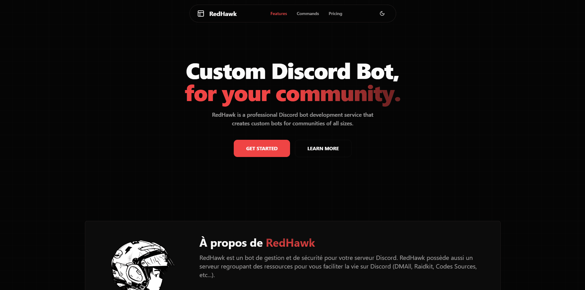 RedHawk Website (In Progress)